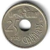 Espanha - 25 Pesetas 1994 (Km# 933) Canárias