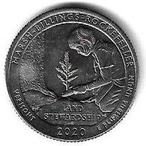 USA - 25 Cents 2020 (Km# ..) Mars Rockfeller