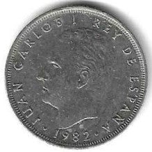 Espanha - 25 Pesetas 1982 (Km# 824)