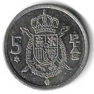 Espanha - 5 Pesetas 1980 (Km# 807)