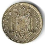 Espanha - 1 Peseta 1974 (Km# 796)