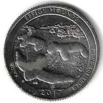 USA - 25 Cents 2017 (Km# Novo) Effigy Mounds