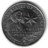 USA - 25 Cents 2022 (Km# 770) Wilma Mankiller