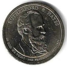 USA - 1 Dolar 2011 (Km# 501) Rutherford B. Hayes