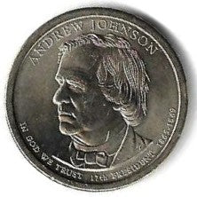 USA - 1 Dolar 2011 (Km# 499) Andrew Johnson