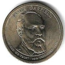 USA - 1 Dolar 2011 (Km# 502) James A. Garfield