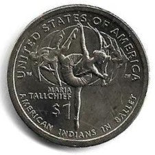 USA - 1 Dolar 2023 (Km# ..) Indias no Ballet