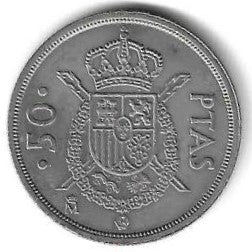 Espanha - 50 Pesetas 1983 (Km# 825)