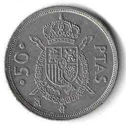 Espanha - 50 Pesetas 1982 (Km# 825)