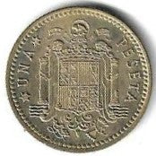 Espanha - 1 Peseta 1975 (Km# 796)