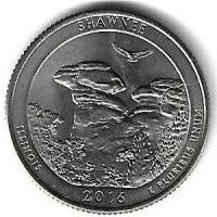 USA - 25 Cents 2016 (Km# 635) Shawnee