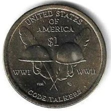 USA - 1 Dolar 2016 (Km# 618) Code Talkers