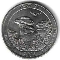 USA - 25 Cents 2016 (Km# 635) Shawnee