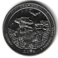 USA - 25 Cents 2016 (Km# 635) Shawnee