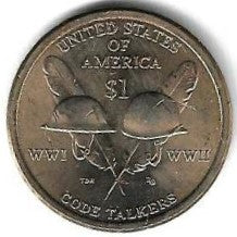 USA - 1 Dolar 2016 (Km# 618) Code Talkers