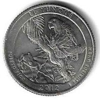 USA - 25 Cents 2012 (Km# 519) El Yunque