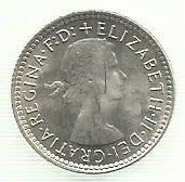 Australia - 6 Pence 1963 (Km# 58)