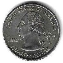 USA - 25 Cents 2000 (D) (Km# 305) Massachussetts