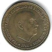 Espanha - 1 Peseta 1972 (Km# 796)