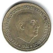 Espanha - 1 Peseta 1975 (Km# 796)