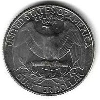 USA - 25 Cents 1989 (Km# 164a)