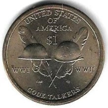 USA - 1 Dolar 2016 (Km# 618) Code Talkers