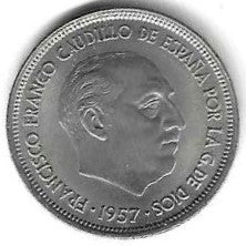 Espanha - 25 Pesetas 1969 (Km# 787)