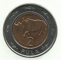 Botswana - 2 Pula 2013 (Km# 36)