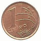 Brasil - 1 Centavo 2000 (Km# 647)