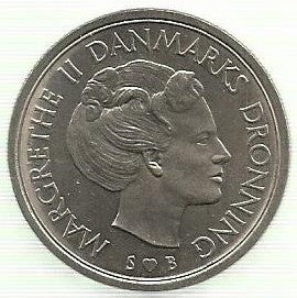 Dinamarca - 5 Kroner 1974 (Km# 863)