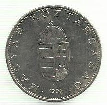 Hungria - 10 Forint 1994 (Km# 695)