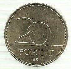 Hungria - 20 Forint 2019 (Km# 849)