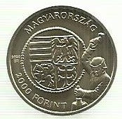 Hungria - 2000 Forint 2020 (Km# ..) Forints Medievais