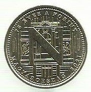 Hungria - 5 Forint 2021 (Km#..) 75 Anos Forint