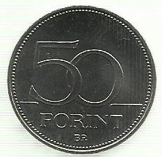 Hungria - 50 Forint 2016 (Km# 897) 70 Anos do Forint