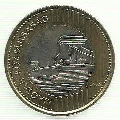 Hungria - 200 Forint 2009 (Km# 826)