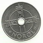 Noruega - 1 Krone 2004 (Km# 462)