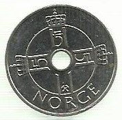 Noruega - 1 Krone 2009 (Km# 462)