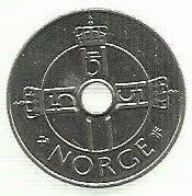 Noruega - 1 Krone 1998 (Km# 462)