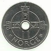 Noruega - 1 Krone 1999 (Km# 462)