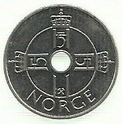 Noruega - 1 Krone 2008 (Km# 462)