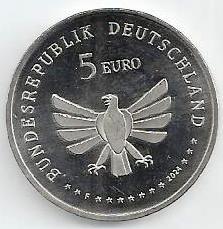 Alemanha - 5 Euro 2024 (Km# ..) Mosca