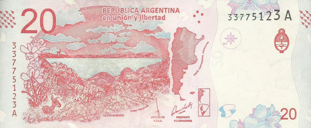 Argentina - 20 Pesos 2017 (# 361a)