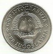 Jugoslavia - 1 Dinar 1976 (Km# 59)  Fao