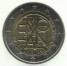 Eslovénia - 2 Euro 2015 (Km# 122) Emona