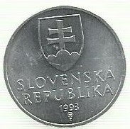 Eslovaquia - 50 Halierov 1993 (Km# 15)