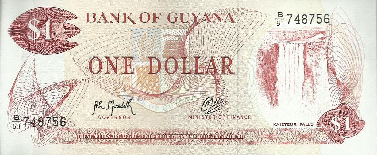 Guiana - 1 Dolar 1992 (# 21g)