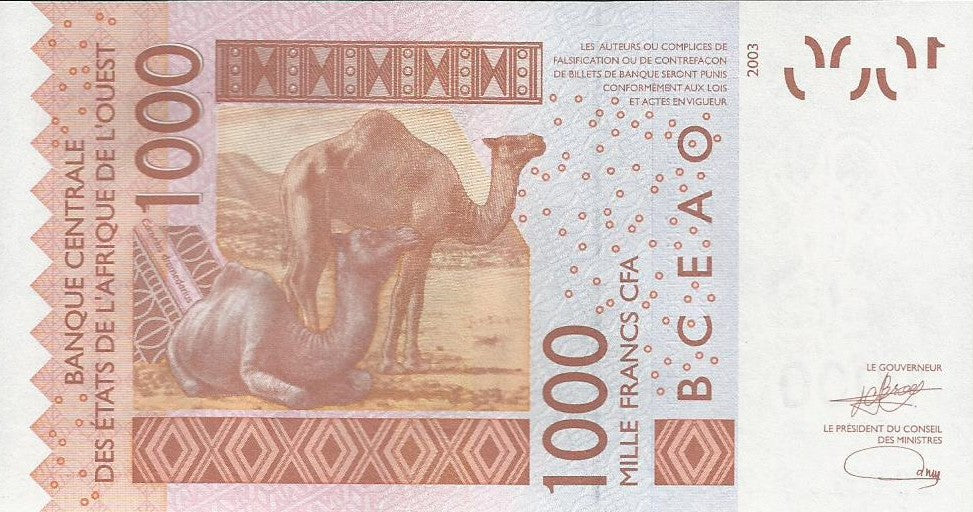 Guine Bissau - 1000 Francos 2023 (# 915s)