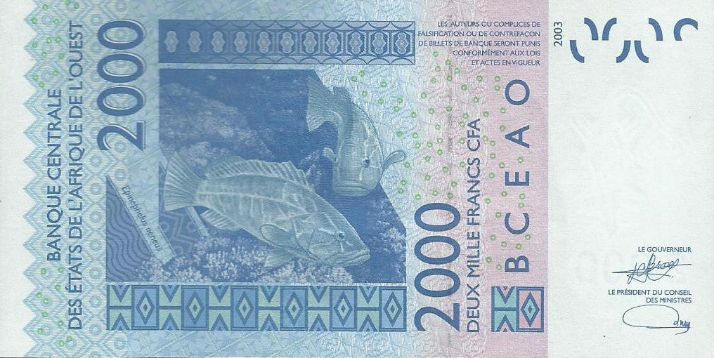 Guine Bissau - 2000 Francos 2023 (# 916s)