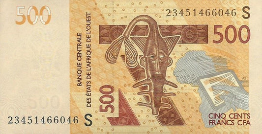 Guine Bissau - 500 Francos 2023 (# 919s)